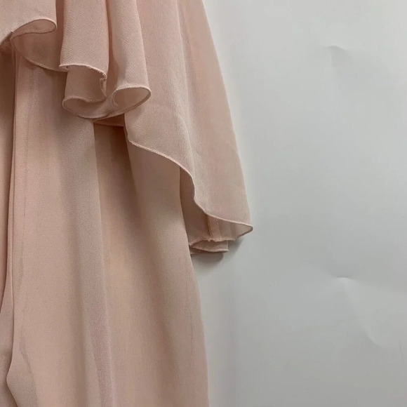 Abel Lula Girl's Sleeveless Sheer Ruffle‎ Zip Up Jumpsuit SIze 6 - Picture 5 of 15